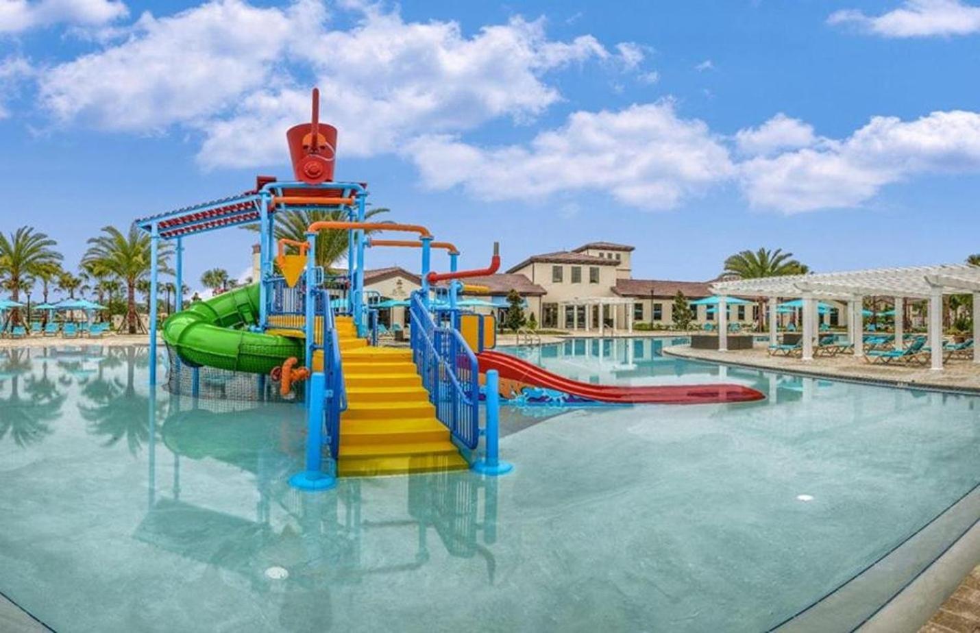 Large Villa Wprivate Pool Game Room Waterpark 키시미 외부 사진